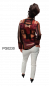 Preview: Intarsien Damen Strickjacke "Navaho"